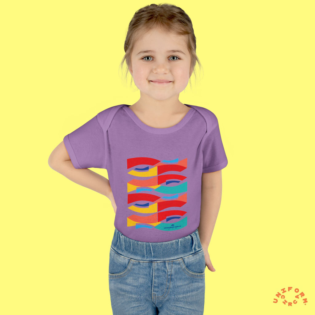 Wavey Kidsplay | Infant Baby Rib Bodysuit | Multiple Colors