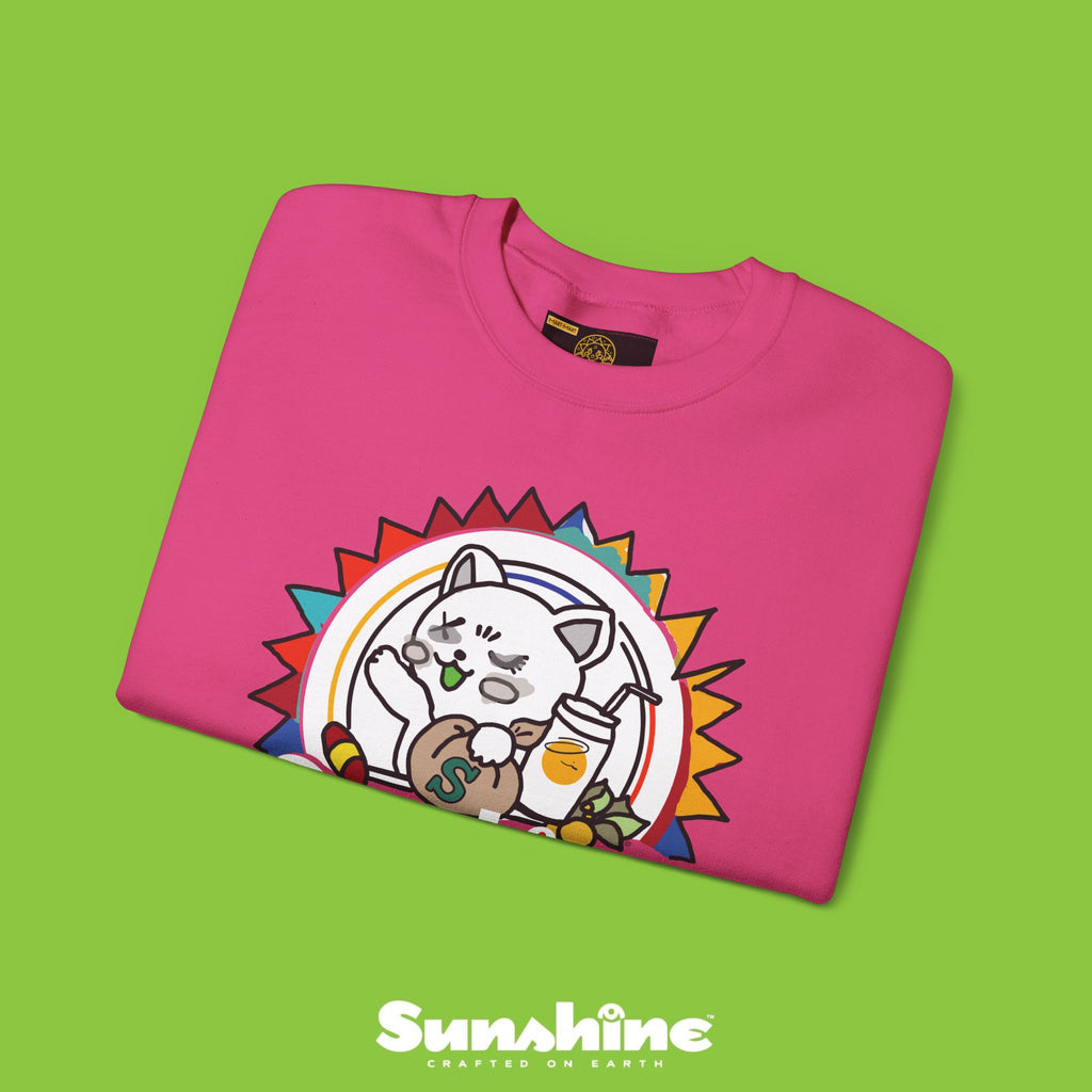 Sunshine | "Top Cat" | Crewneck Sweatshirt | Printed