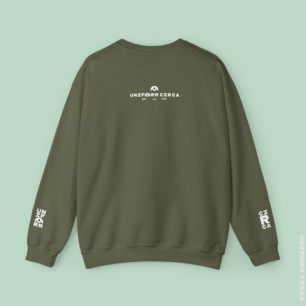 OYSTER ALL WORDMARK | CREWNECK T-SHIRT | Printed White