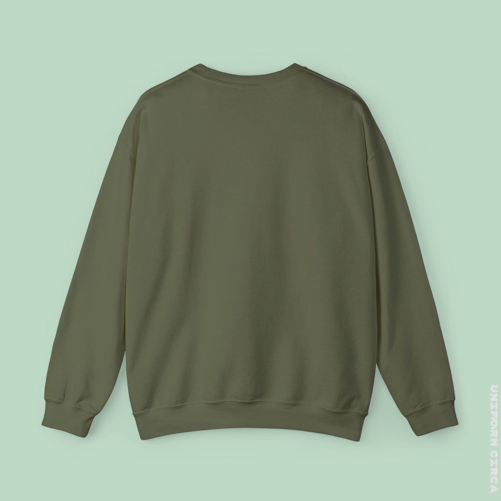 OCULUS LOGO CREWNECK SWEATSHIRT | Black Embroidery