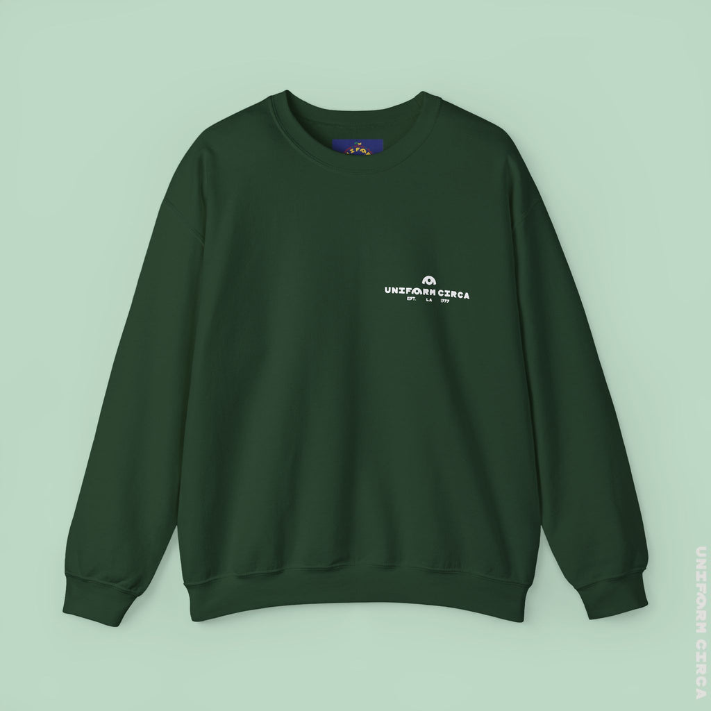 OYSTER ALL WORDMARK | CREWNECK T-SHIRT | Printed White