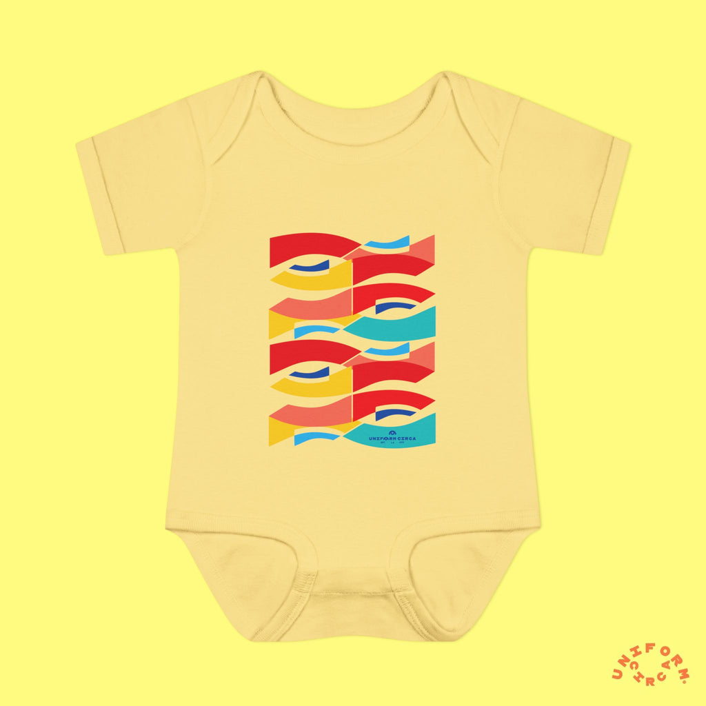 Wavey Kidsplay | Infant Baby Rib Bodysuit | Multiple Colors