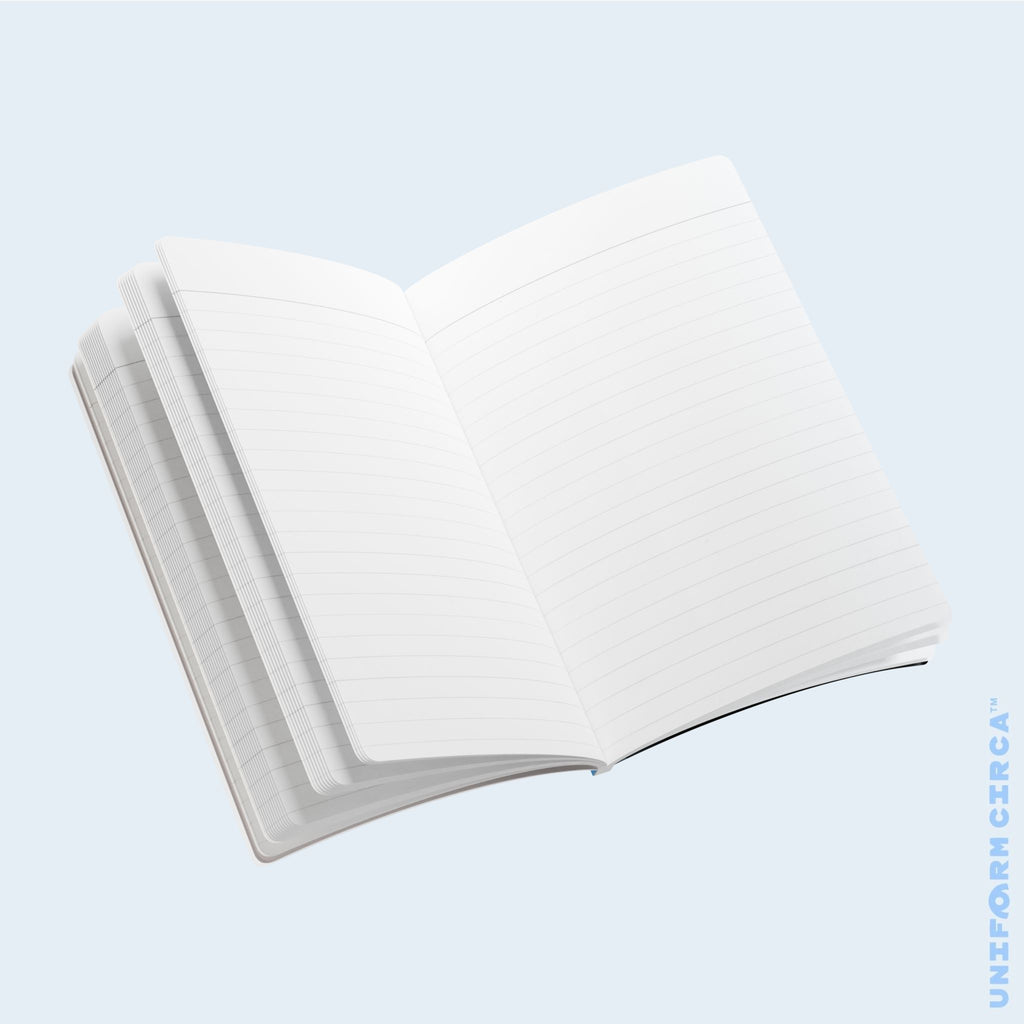 SIMON NOTE & SKETCH JOURNAL | BLACK/WHITE/BLUE (SOFT COVER)