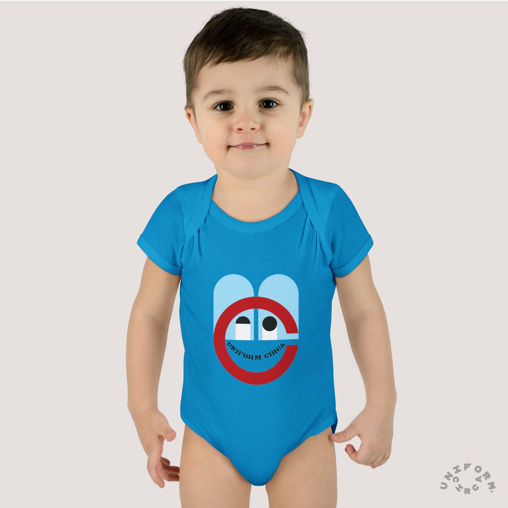 FUNNY BUNNY - Infant Baby Rib Bodysuit - Adorable Bunny-Like Graphic | Multiple Colors