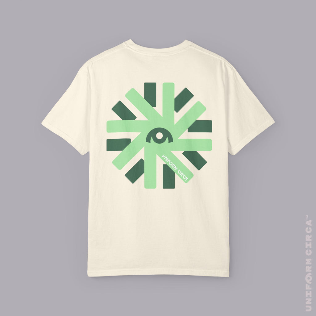 UC CACTI BURST | Printed GREEN/GREEN | Unisex Garment-Dyed T-Shirt