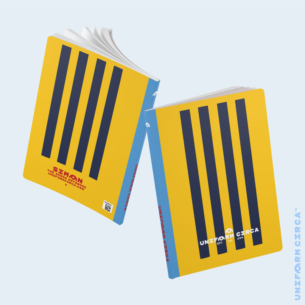 SIMON NOTE & SKETCH JOURNAL | NAVY/YELLOW (SOFT COVER)