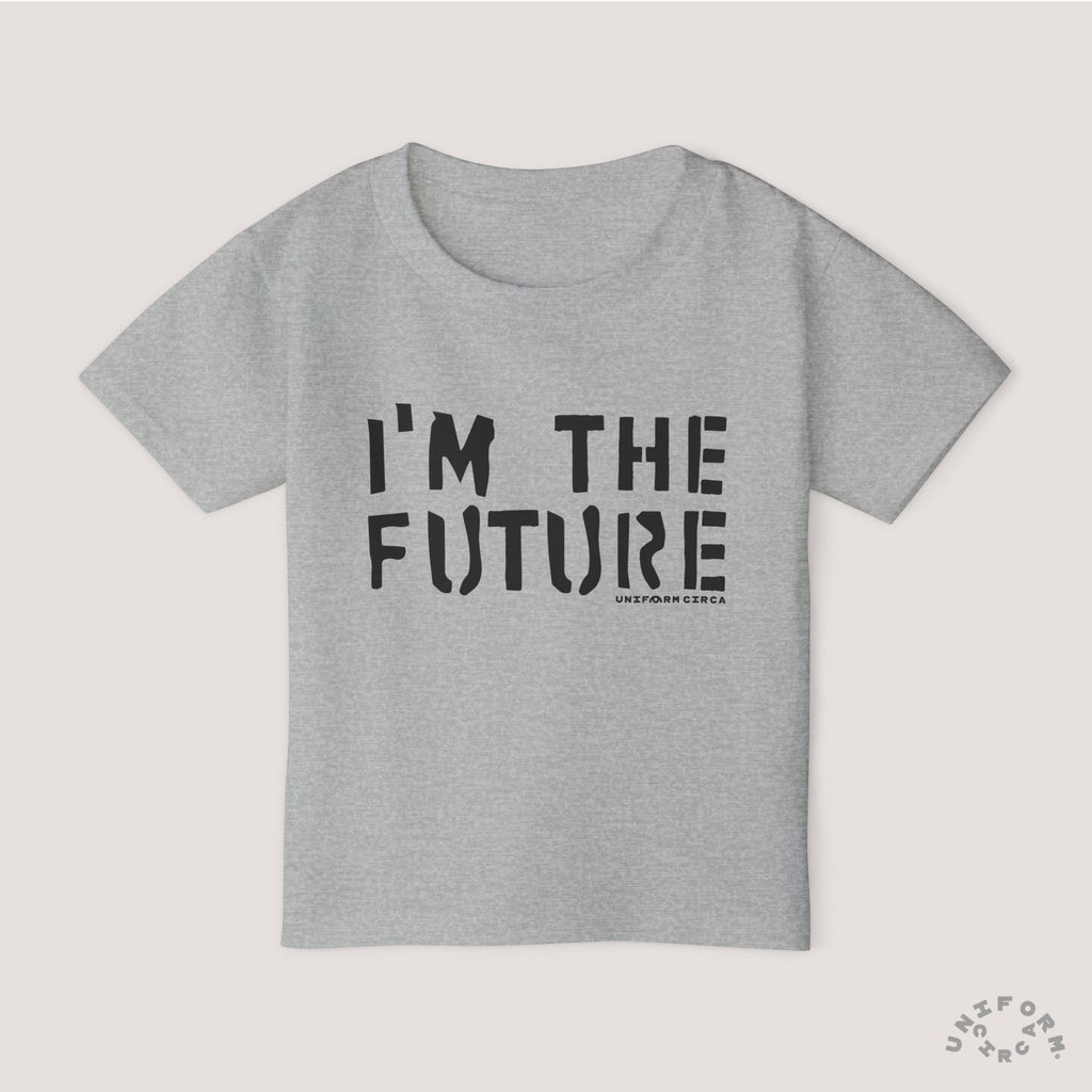 I'M THE FUTURE Design Toddler T-Shirt - Perfect for Playful Days | Black