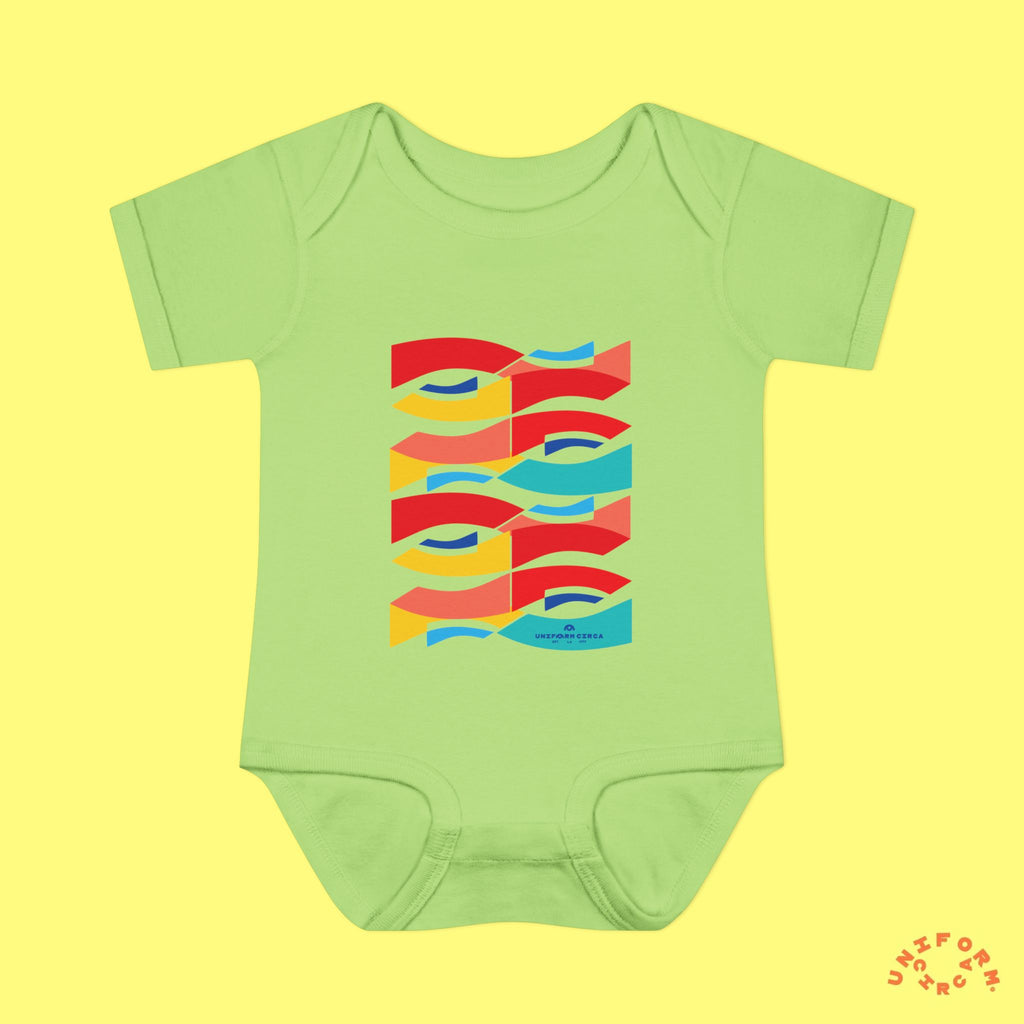 Wavey Kidsplay | Infant Baby Rib Bodysuit | Multiple Colors