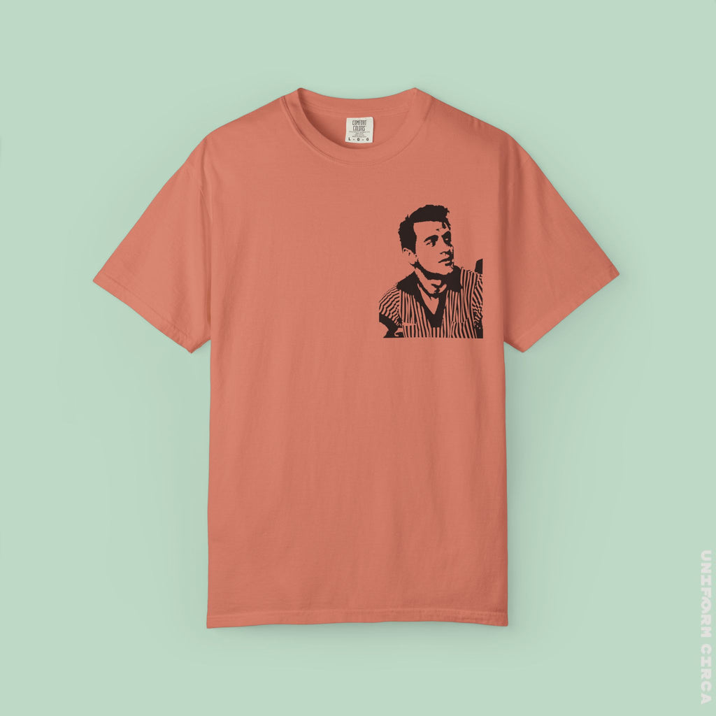 ROCK | CREWNECK T-SHIRT | PRINTED | Retro-Inspired Unisex Garment-Dyed T-Shirt with Iconic Design
