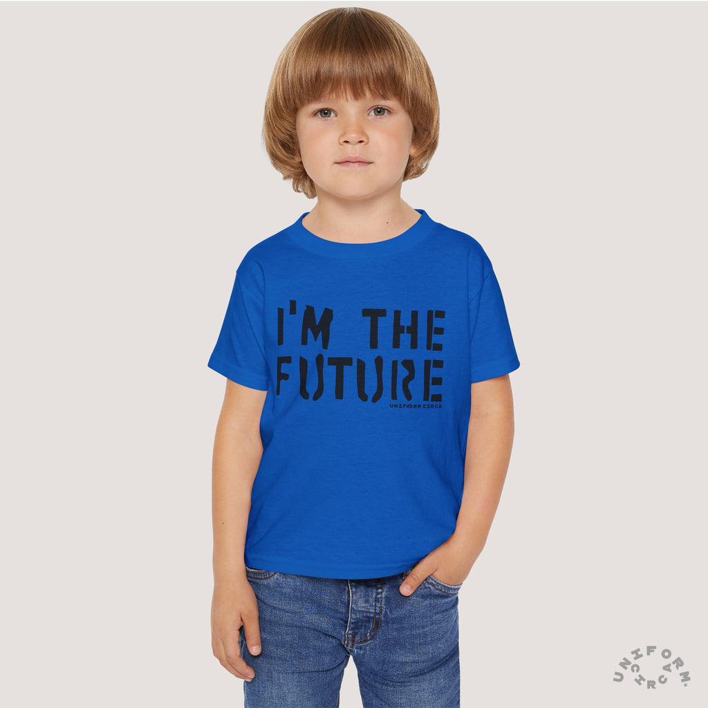 I'M THE FUTURE Design Toddler T-Shirt - Perfect for Playful Days | Black