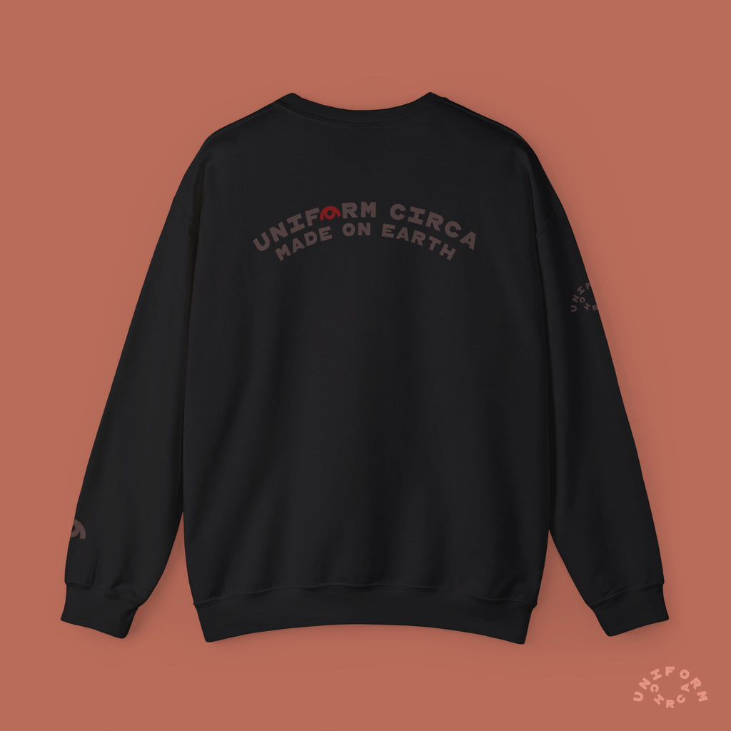 ARC UNIFORM CREWNECK SWEATSHIRT | PRINTED MOCHA