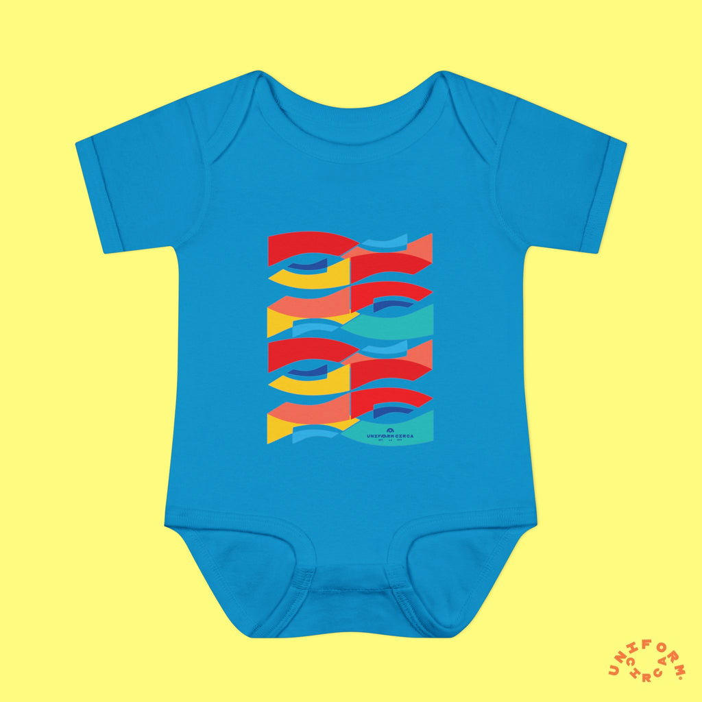 Wavey Kidsplay | Infant Baby Rib Bodysuit | Multiple Colors