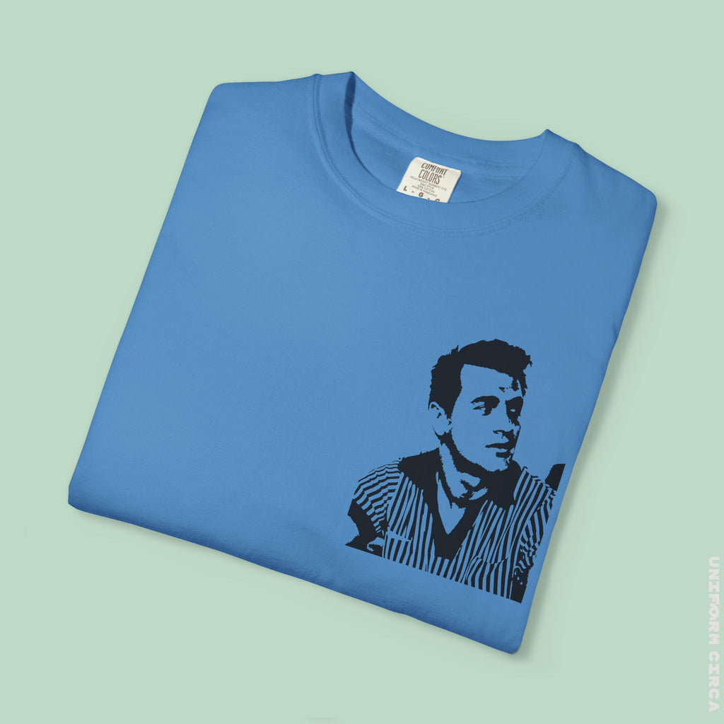 ROCK | CREWNECK T-SHIRT | PRINTED | Retro-Inspired Unisex Garment-Dyed T-Shirt with Iconic Design