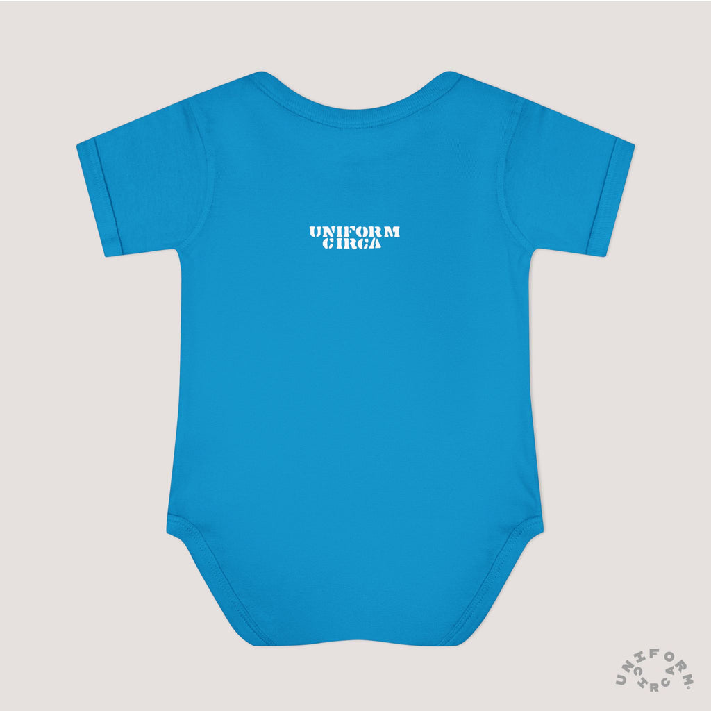 FUNNY BUNNY - Infant Baby Rib Bodysuit - Adorable Bunny-Like Graphic | Multiple Colors