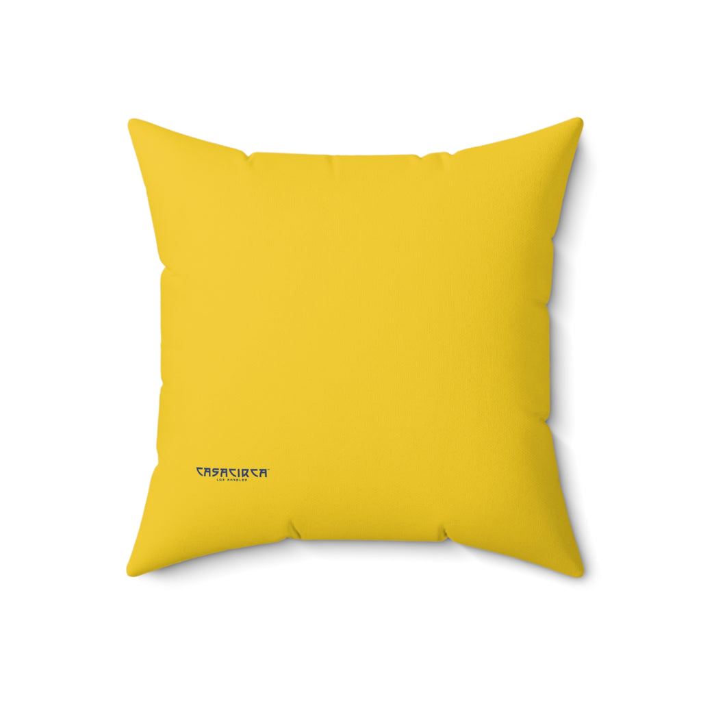 CASACIRCA | REVERSO PILLOW | TURQUOISE/BLUE/GOLDENROD | Stylish Faux Suede Pillow - Red and Navy Stripes, Home Decor, Cozy Living Room, Gift Idea, Nautical Theme, Interior Design Accents