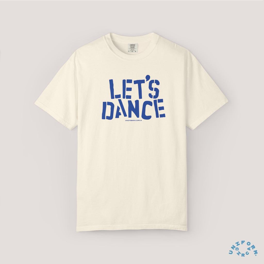 LET'S DANCE REVISITED CREWNECK T-SHIRT | Printed Blue