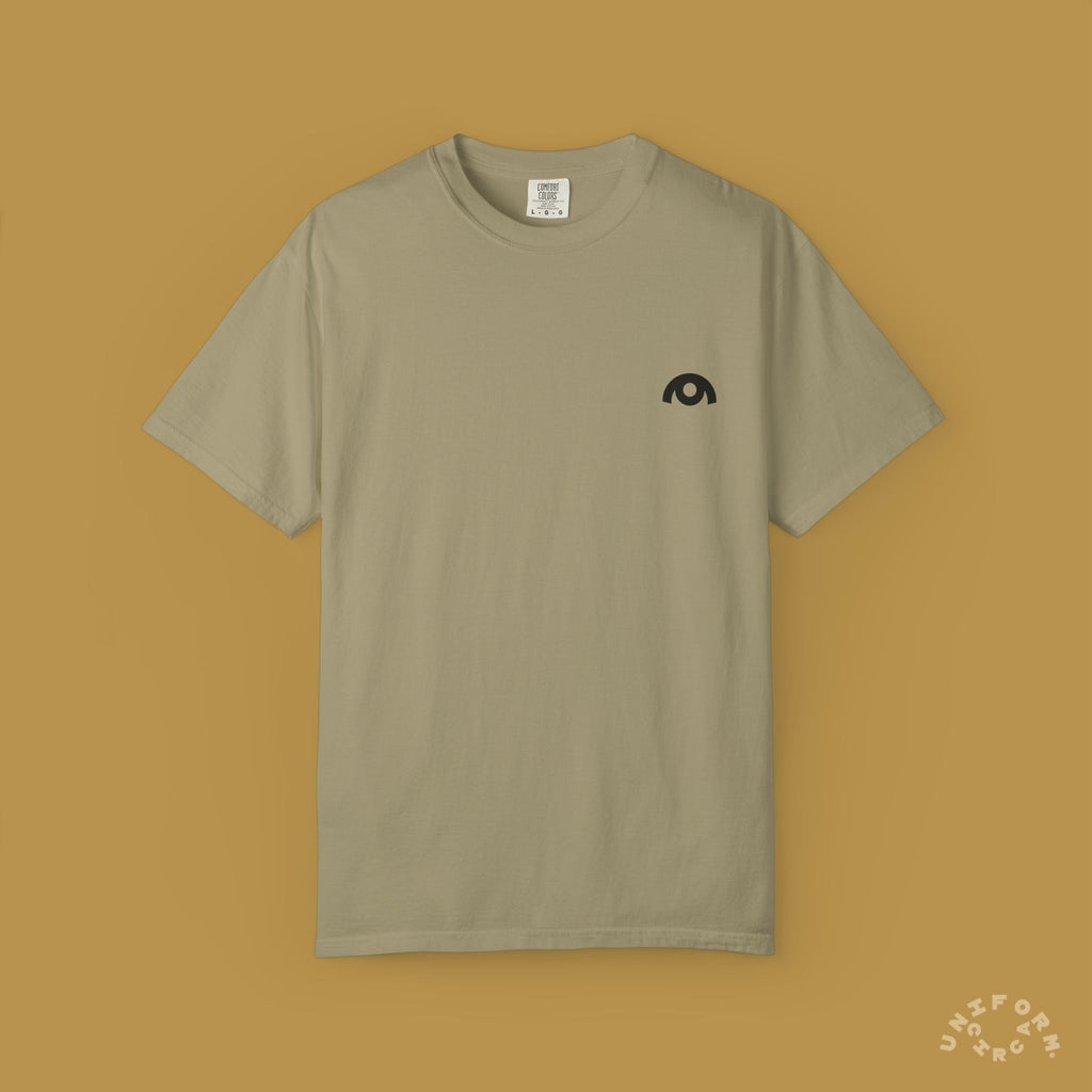 OYSTER LOGO CREWNECK T- SHIRT | Printed Black