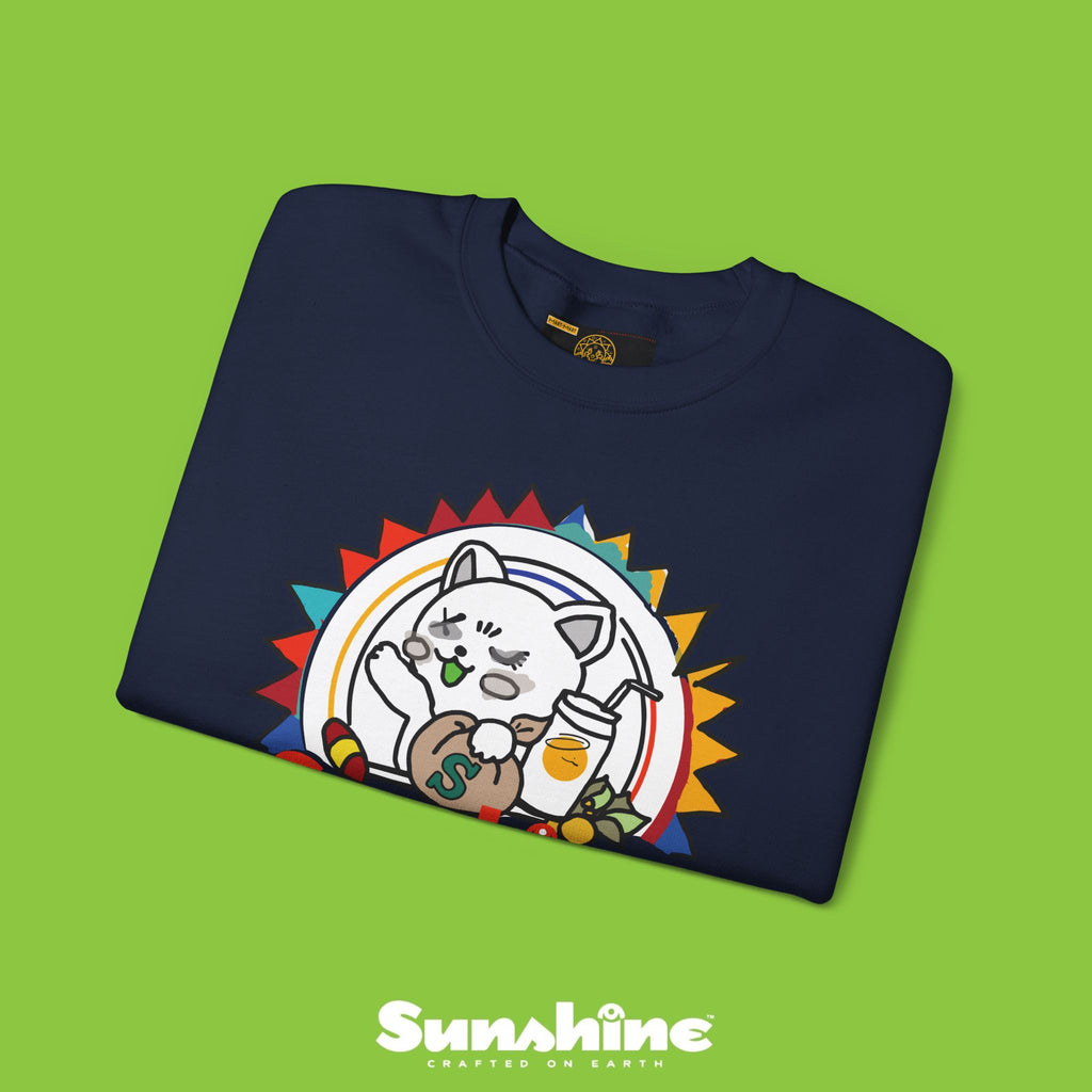 Sunshine | "Top Cat" | Crewneck Sweatshirt | Printed