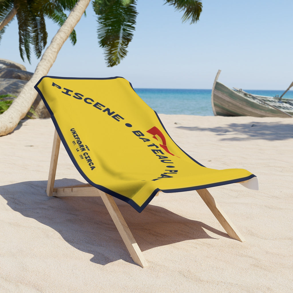 ARC WATER YELLOW | Sunny Vibes Beach Towel - Perfect for Summer Fun and Relaxation