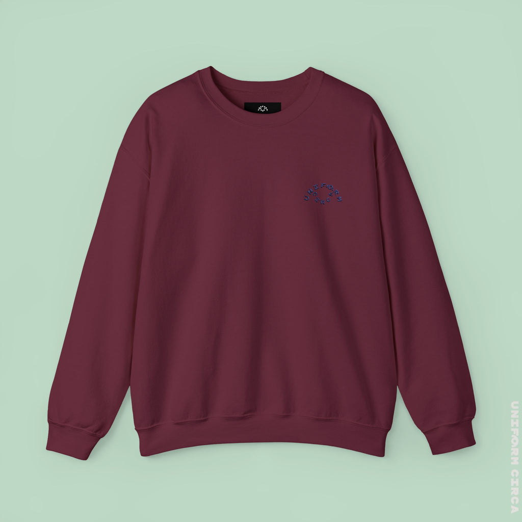 OCULUS LOGO CREWNECK SWEATSHIRT | Black Embroidery