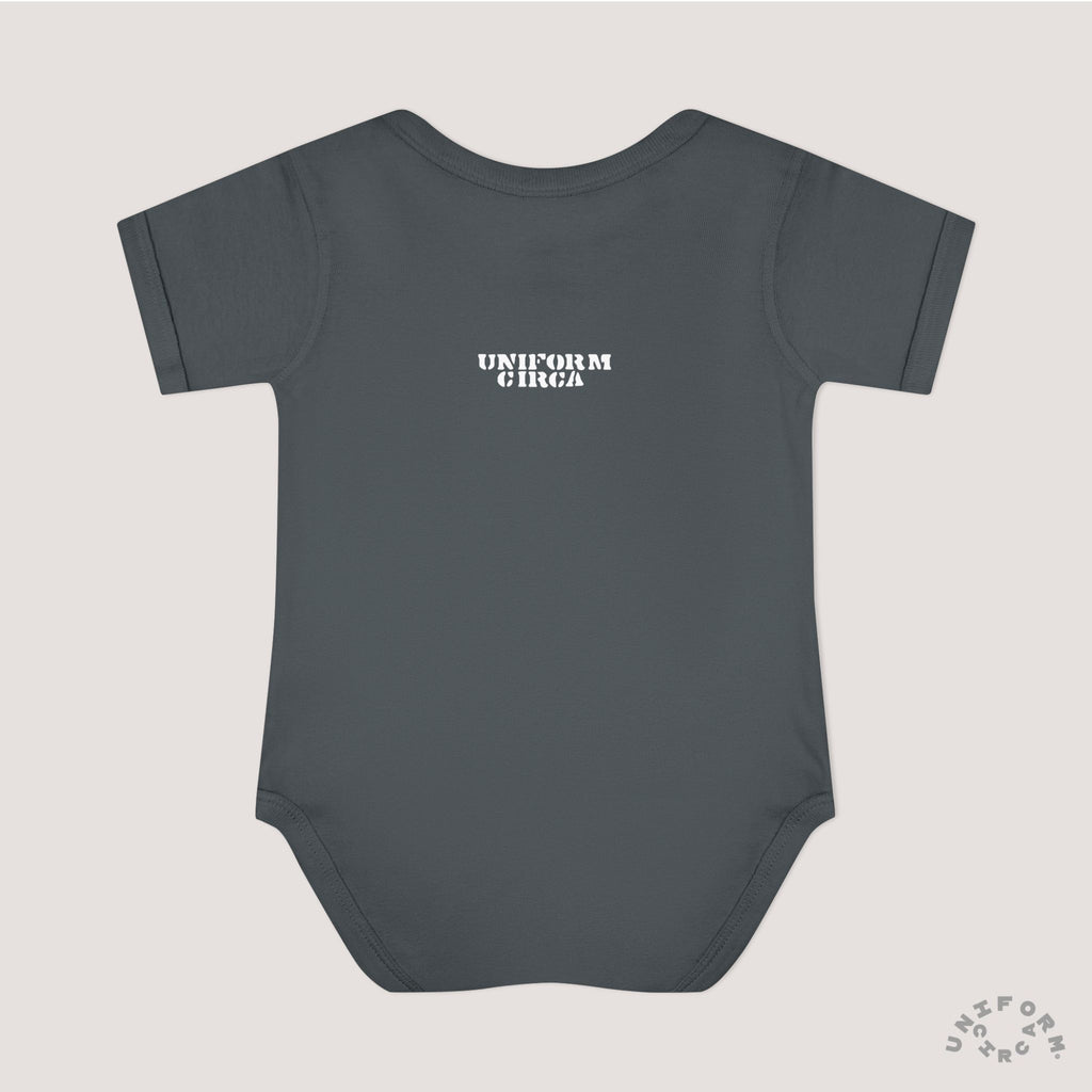 FUNNY BUNNY - Infant Baby Rib Bodysuit - Adorable Bunny-Like Graphic | Multiple Colors