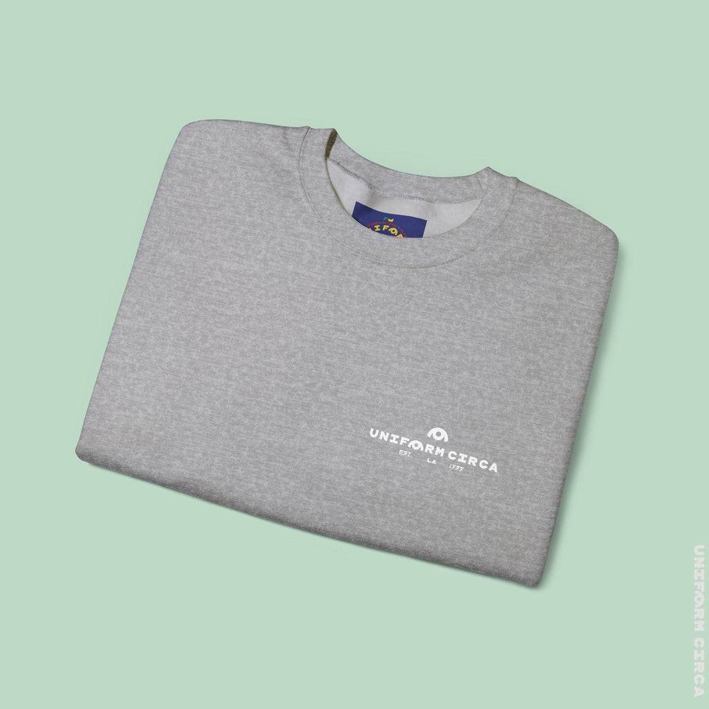 OYSTER ALL WORDMARK | CREWNECK T-SHIRT | Printed White