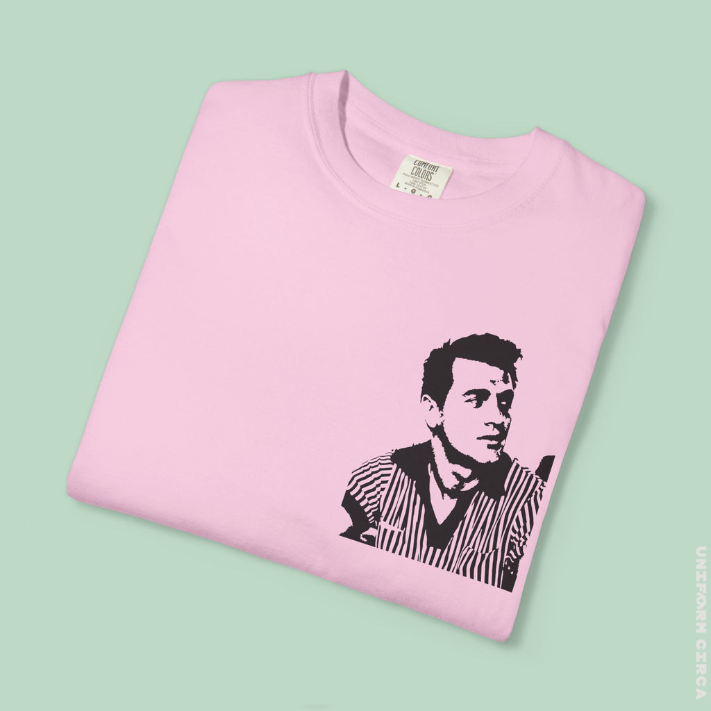 ROCK | CREWNECK T-SHIRT | PRINTED | Retro-Inspired Unisex Garment-Dyed T-Shirt with Iconic Design