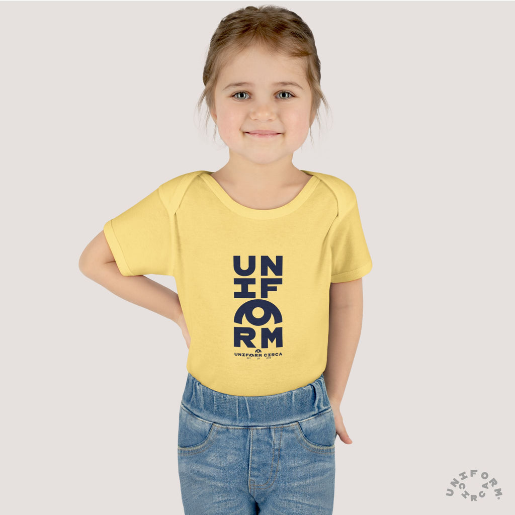 UNIFORM STACK | Infant Baby Rib Bodysuit | Multiple Colors