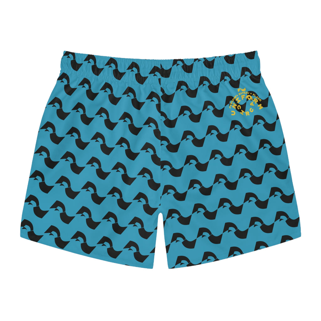 BLUE WAVE | Swim Trunks | Printed