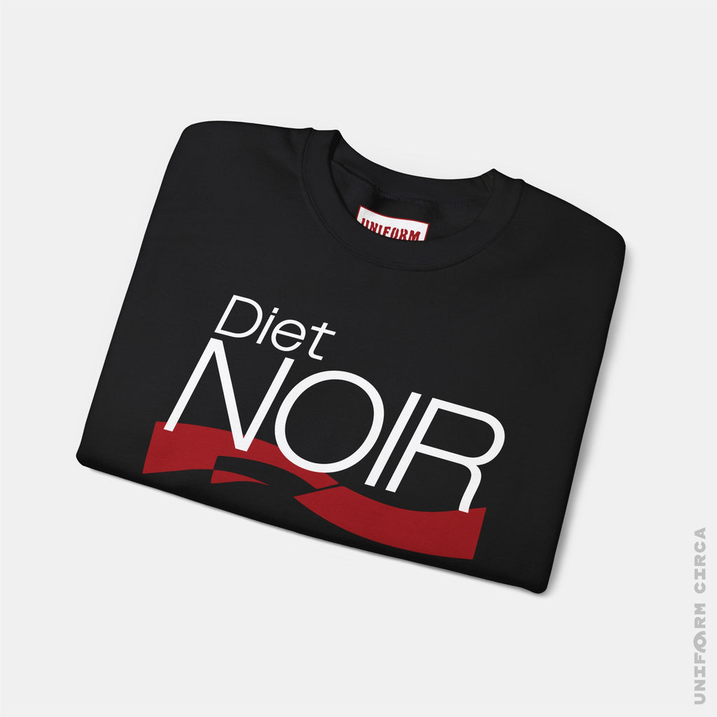 DIET NOIR (Noir) | Crewneck Sweatshirt | 100% Cotton | Designed & Printed in California
