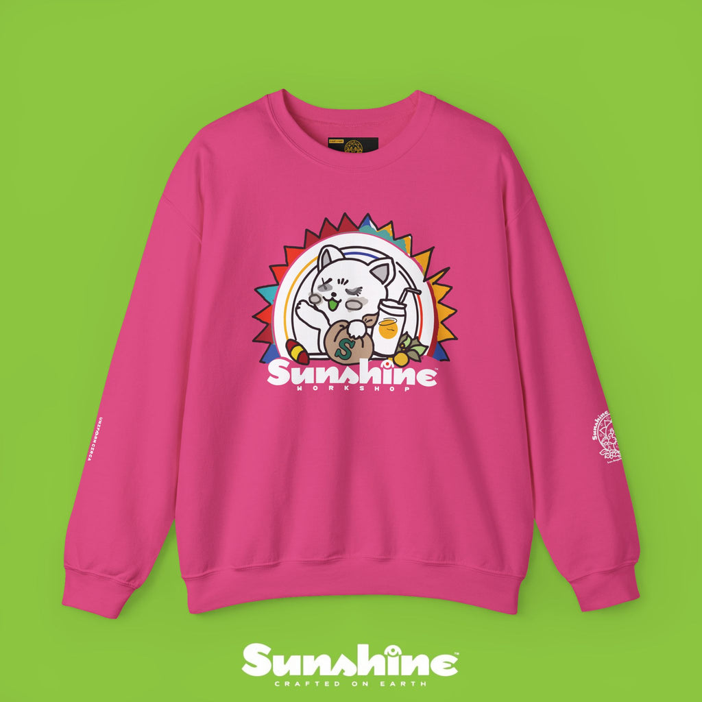 Sunshine | "Top Cat" | Crewneck Sweatshirt | Printed