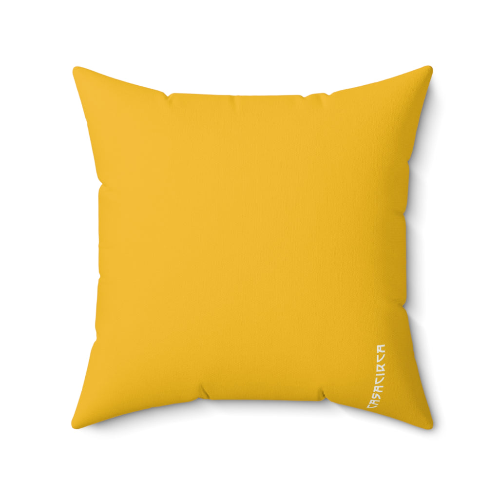 CASACIRCA | RACING STRIPES PILLOW | GOLDENROD YELLOW/CREAM | Stylish Faux Suede Pillow - Stripes, Home Decor, Cozy Living Room, Gift Idea, Nautical Theme, Interior Design Accents
