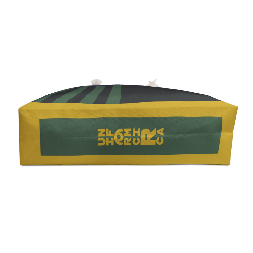 EDGE RACER MAX BAG | BLACK/DEEP GREEN/GOLD/NAVY | Stylish Travel Tote, Gym Bag, Beach Bag, Personalized Gift, Spacious Weekend Accessories