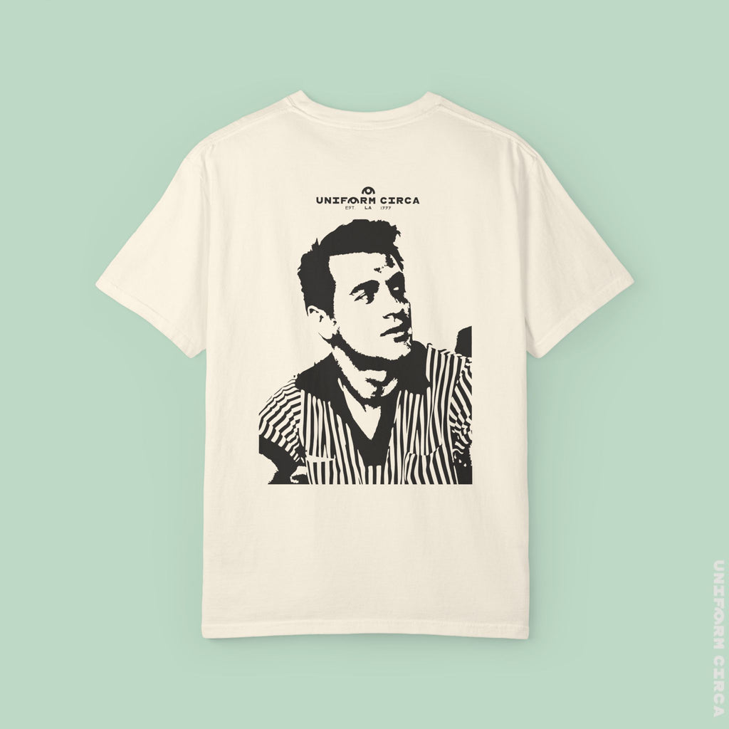 ROCK | CREWNECK T-SHIRT | PRINTED | Retro-Inspired Unisex Garment-Dyed T-Shirt with Iconic Design