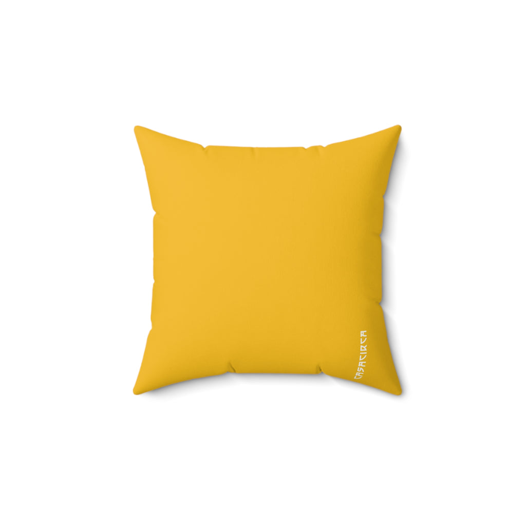 CASACIRCA | RACING STRIPES PILLOW | GOLDENROD YELLOW/CREAM | Stylish Faux Suede Pillow - Stripes, Home Decor, Cozy Living Room, Gift Idea, Nautical Theme, Interior Design Accents