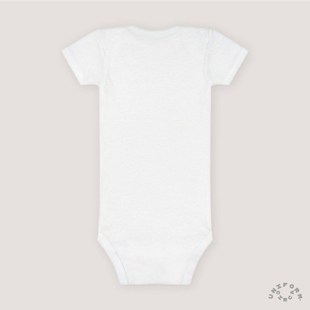 Baby Onesie - 'Well Hello!' Cute Infant Bodysuit for Newborns (Printed Pink)
