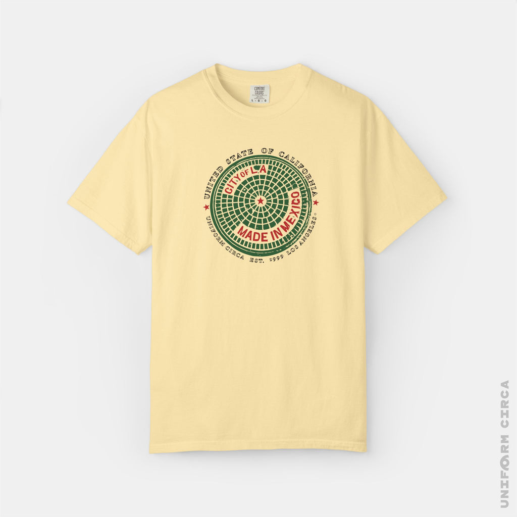 CITY OF LA | CREWNECK T-SHIRT | Printed Unisex Garment-Dyed Graphic Tee