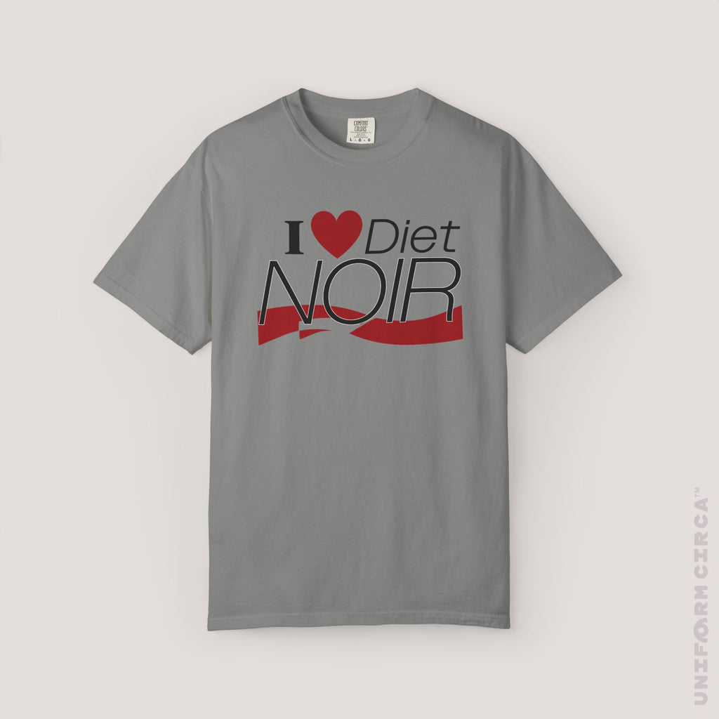 I ❤️ Diet NOIR | Crewneck T-Shirt | 100% Cotton | Designed & Printed in California