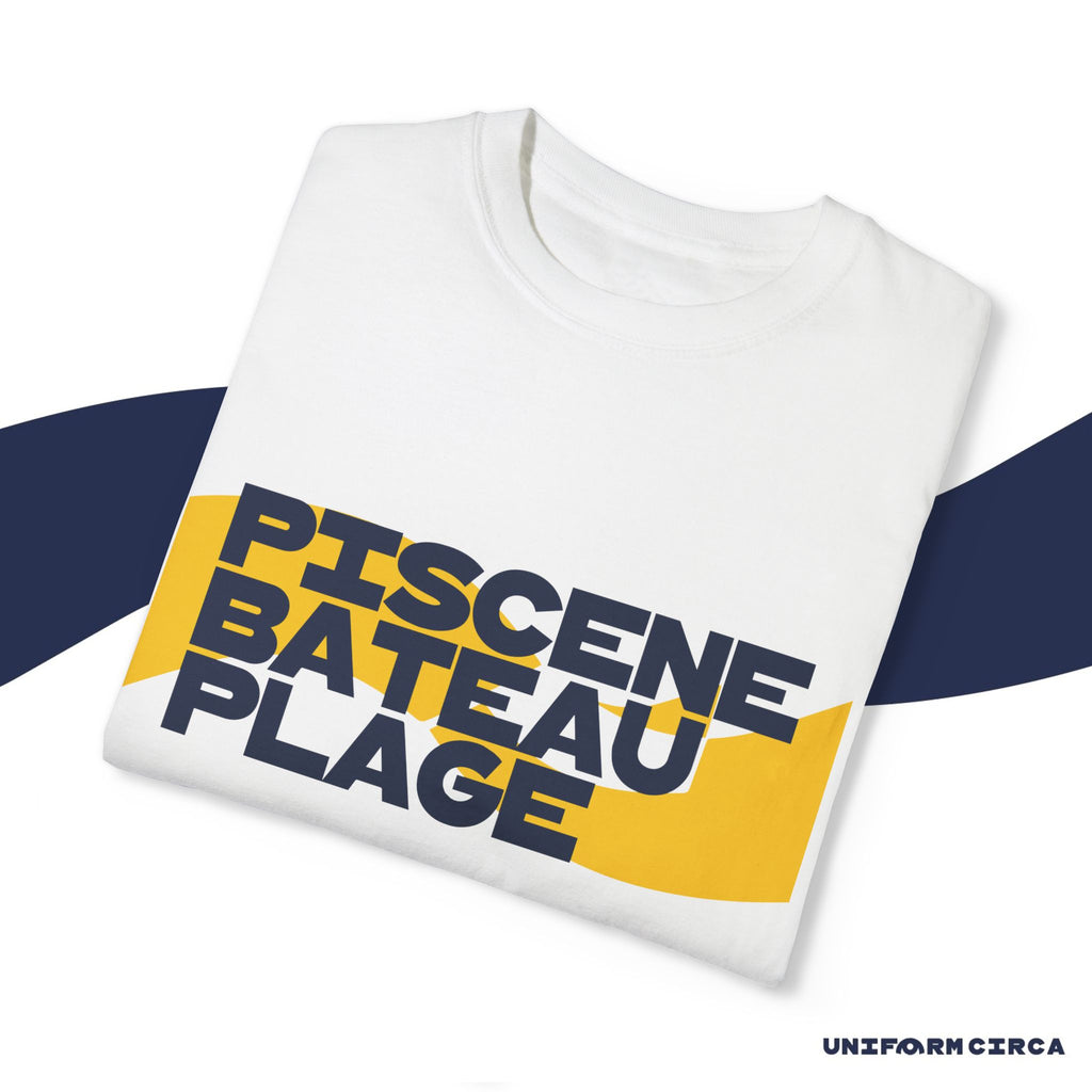 BEACH HEAD CREWNECK T-SHIRT | Printed