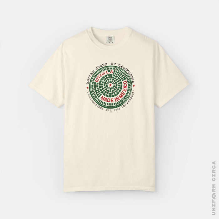 CITY OF LA | CREWNECK T-SHIRT | Printed Unisex Garment-Dyed Graphic Tee