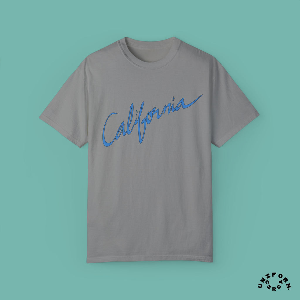 CALIFORNIA BLUEPRINT CREWNECK T-SHIRT | Printed