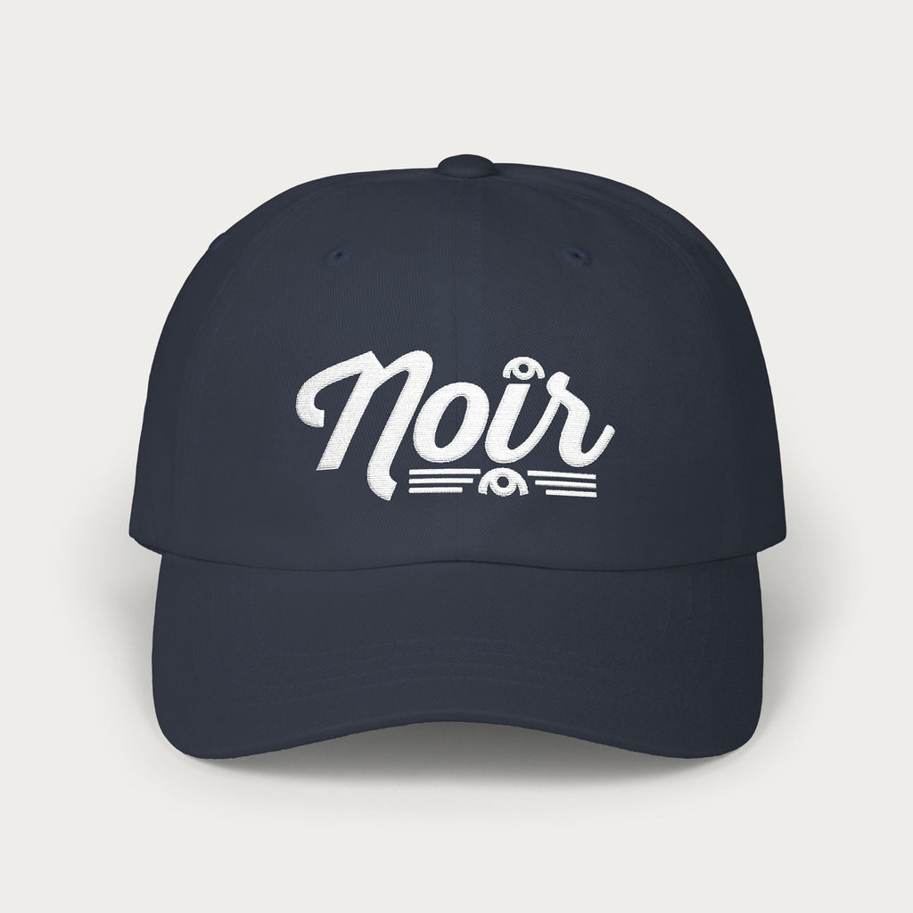 NOIR: THE DARK OF NIGHT | UNIFORM CIRCA OYSTER | DAD CAP | Embroidered White
