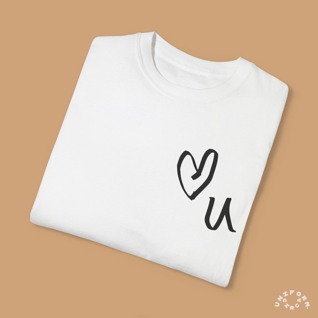 LOVE YOU CREWNECK T-SHIRT | Printed