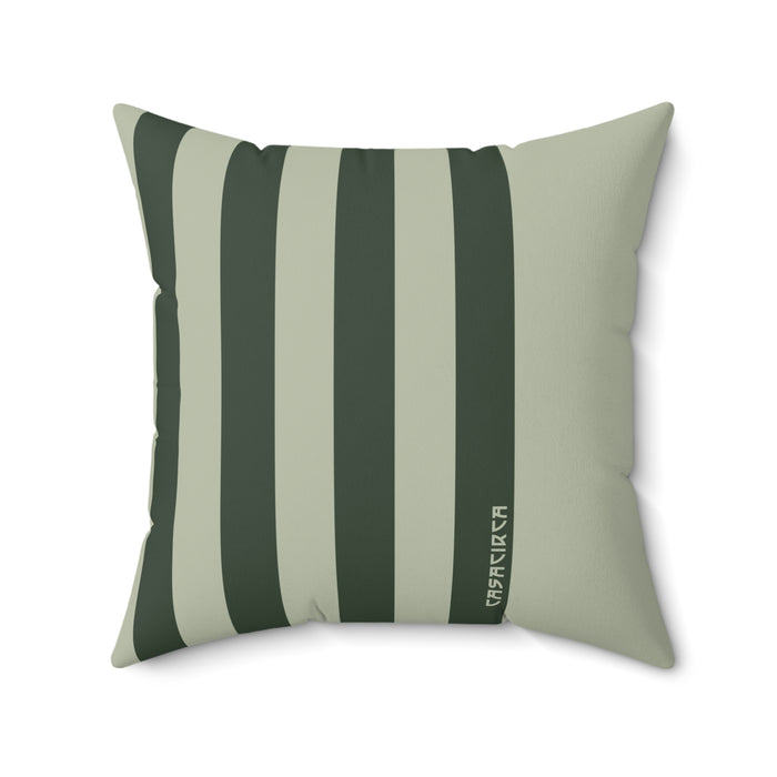 CASACIRCA | SIDECAR PILLOW | HUNTER/MOSS | Stylish Faux Suede Pillow - Home Decor, Cozy Living Room, Gift Idea, Nautical Theme, Interior Design Accents