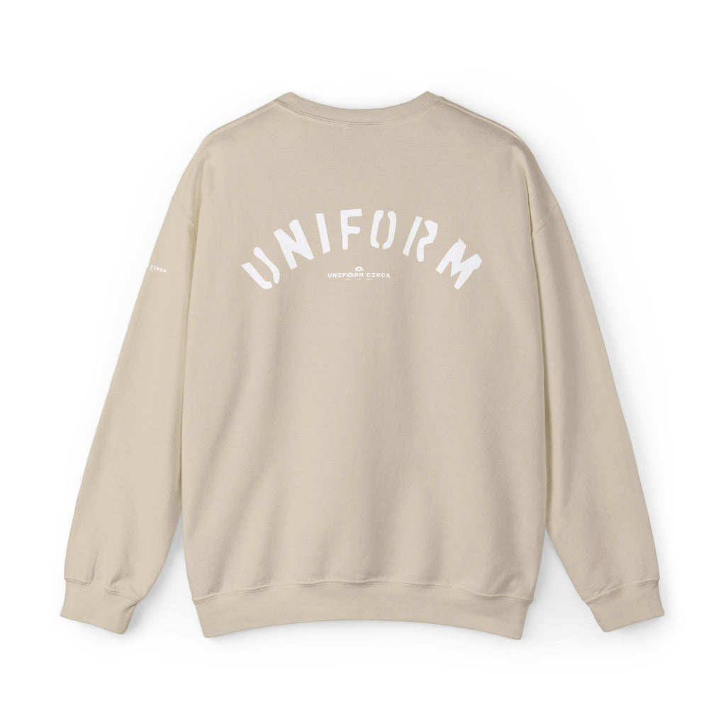 UNIFORM CIRCA SWEATSHIRT | 99 BOX WHITE