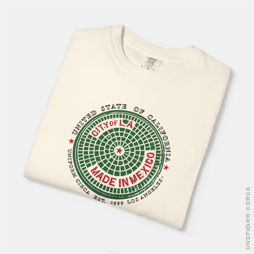 CITY OF LA | CREWNECK T-SHIRT | Printed Unisex Garment-Dyed Graphic Tee