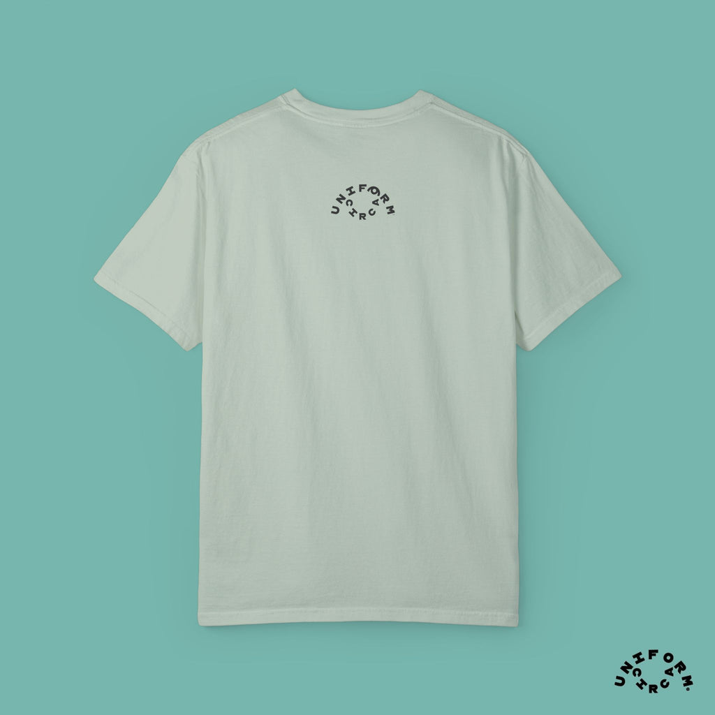 CALIFORNIA BLUEPRINT CREWNECK T-SHIRT | Printed