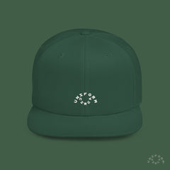 OCULUS LOGO HAT | Flat Bill Snap Back | White Stitch