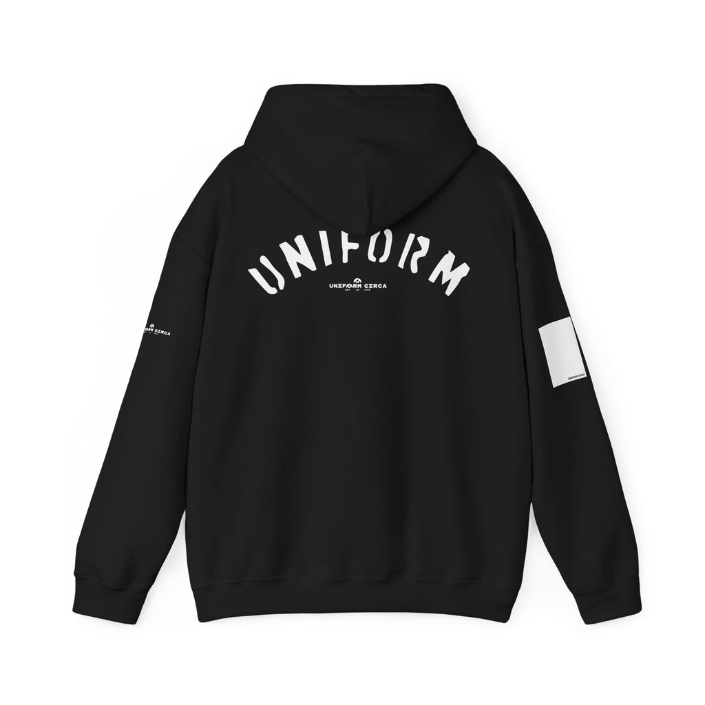 UNIFORM CIRCA HOODIE | 99 BOX WHITE
