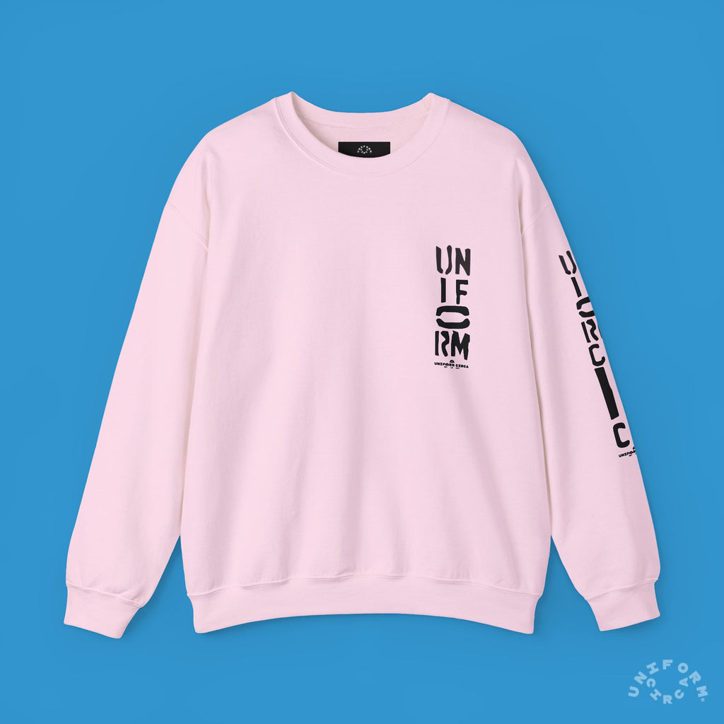 FOUNDATION MARK | CREWNECK SWEATSHIRT | Printed Black